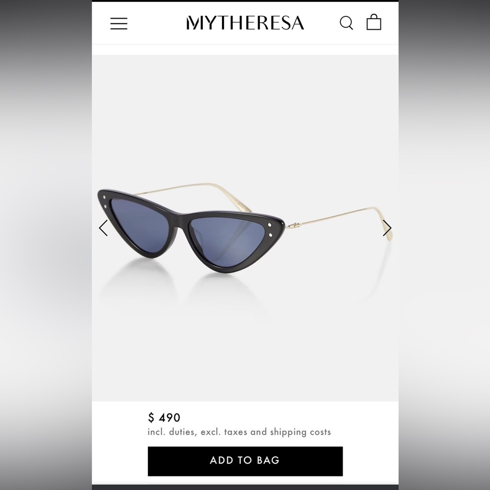 MissDior B4U cat-eye sunglasses